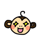 さる男くんとブタ子ちゃん（個別スタンプ：37）