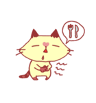 おしゃまキャット（個別スタンプ：18）