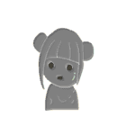 Girl with panda（個別スタンプ：23）