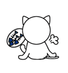 のんびりな白猫さん（個別スタンプ：38）