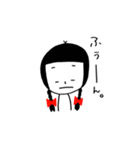 おさげの女の子（個別スタンプ：5）