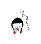 おさげの女の子（個別スタンプ：13）