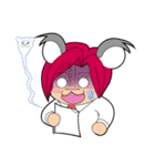 赤こあらのまろかちゃん（個別スタンプ：13）