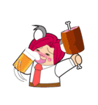 赤こあらのまろかちゃん（個別スタンプ：20）