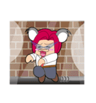 赤こあらのまろかちゃん（個別スタンプ：33）