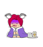 赤こあらのまろかちゃん（個別スタンプ：37）