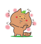 ポコポコたぬたぬ（個別スタンプ：1）