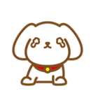 白い子犬のスタンプ（個別スタンプ：21）