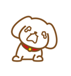 白い子犬のスタンプ（個別スタンプ：22）