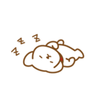 白い子犬のスタンプ（個別スタンプ：35）