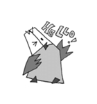 ふくろうの森3 ～ BLACK＆WHITE ~（個別スタンプ：1）