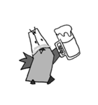 ふくろうの森3 ～ BLACK＆WHITE ~（個別スタンプ：17）