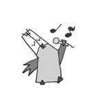 ふくろうの森3 ～ BLACK＆WHITE ~（個別スタンプ：18）