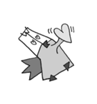 ふくろうの森3 ～ BLACK＆WHITE ~（個別スタンプ：21）