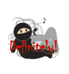 黒忍者（個別スタンプ：33）