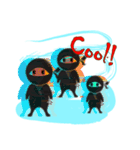 黒忍者（個別スタンプ：38）