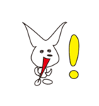 白いうさぎ。（個別スタンプ：28）