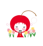 Peach Bear ＆ Cherry Sister（個別スタンプ：24）