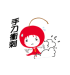 Peach Bear ＆ Cherry Sister（個別スタンプ：34）