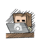 ペーパーバッグ・キッズ（個別スタンプ：9）