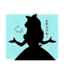 シルエットアリス（個別スタンプ：15）