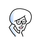 となりのカワシマ氏（個別スタンプ：4）