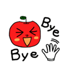りんごちゃんと文字（個別スタンプ：5）