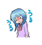 ツンデレ娘と不思議ちゃんはいつも仲良し！（個別スタンプ：15）