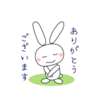 ゴルフうさぎ（個別スタンプ：6）