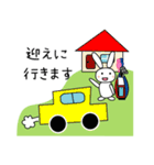 ゴルフうさぎ（個別スタンプ：19）