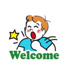 ハロー 元気少年♪（個別スタンプ：6）