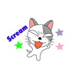 Gusto : Messy cat (EN)（個別スタンプ：7）
