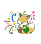 きつねのこんたくん（個別スタンプ：30）