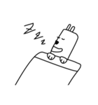四角顔犬（個別スタンプ：6）