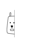四角顔犬（個別スタンプ：9）