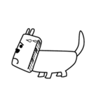 四角顔犬（個別スタンプ：32）