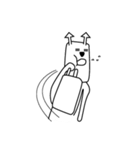 四角顔犬（個別スタンプ：34）