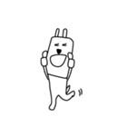 四角顔犬（個別スタンプ：40）