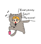 ねこ路地の日常（個別スタンプ：4）