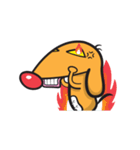 Hi~My name is Hot Dooog！！（個別スタンプ：5）