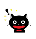 猫好きの方に！毎日使えるクロネコスタンプ（個別スタンプ：10）