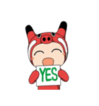 赤べこちゃん（個別スタンプ：10）
