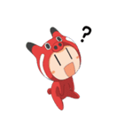 赤べこちゃん（個別スタンプ：12）