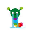 あおむしくん。（個別スタンプ：7）