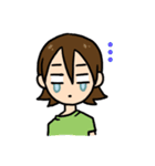泣き虫ガール（個別スタンプ：9）