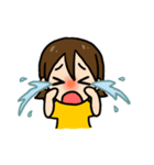 泣き虫ガール（個別スタンプ：13）