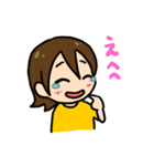 泣き虫ガール（個別スタンプ：16）