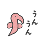ピンクのとり（個別スタンプ：10）