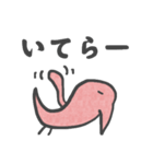 ピンクのとり（個別スタンプ：14）