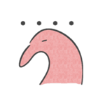 ピンクのとり（個別スタンプ：19）